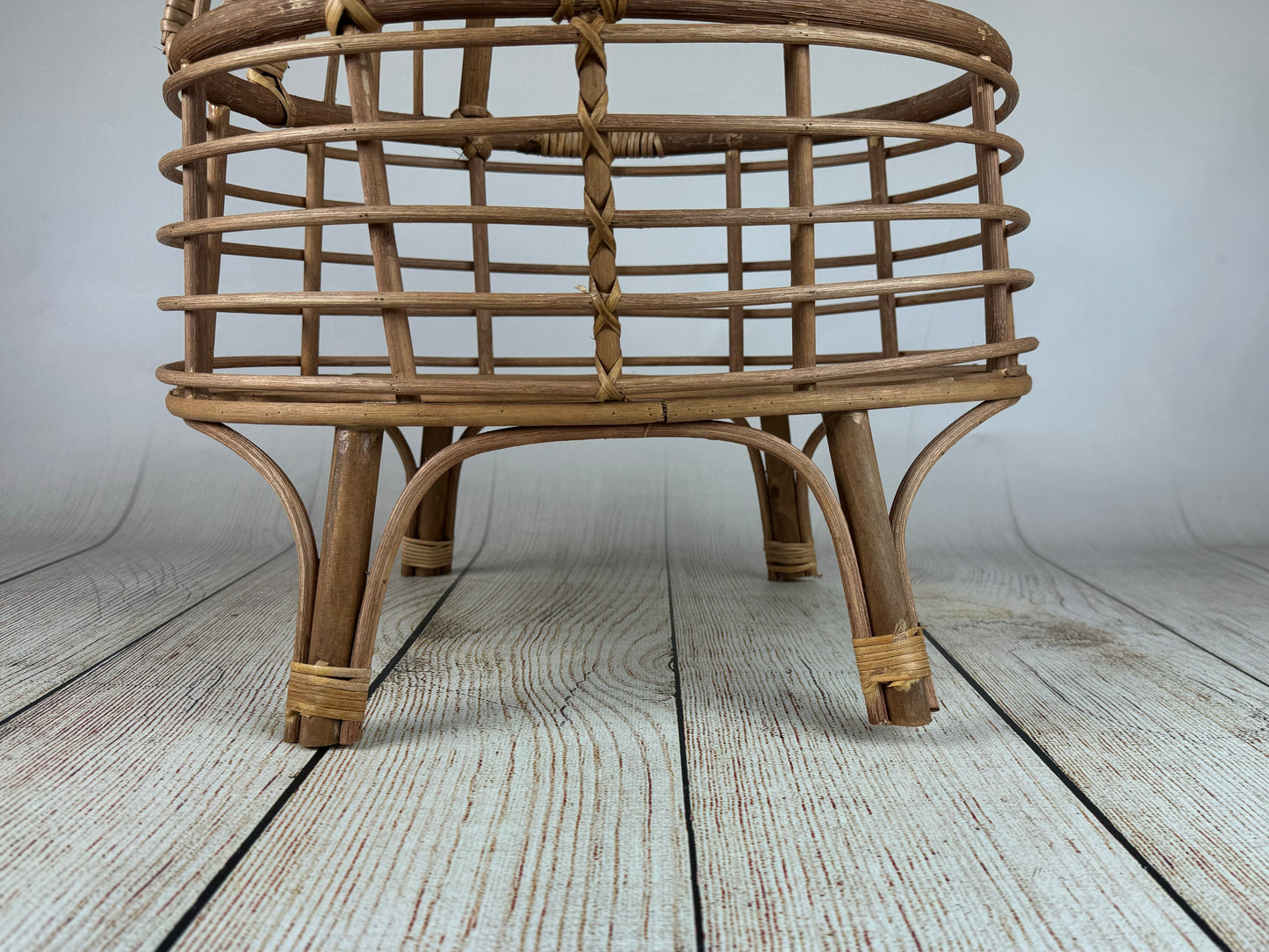 LullabyLuxe Rattan Bassinet (AS IS ITEM #1)