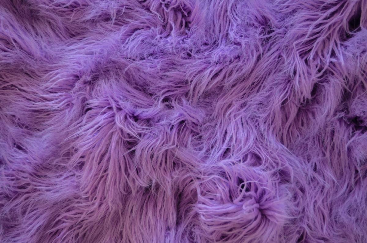 Mongolian Faux Fur - Lilac