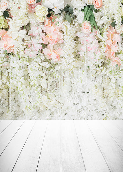 SWANKY PRINTS popular 6ft x 6ft Vinyl Photography Backdrop / Spring Time Blooms