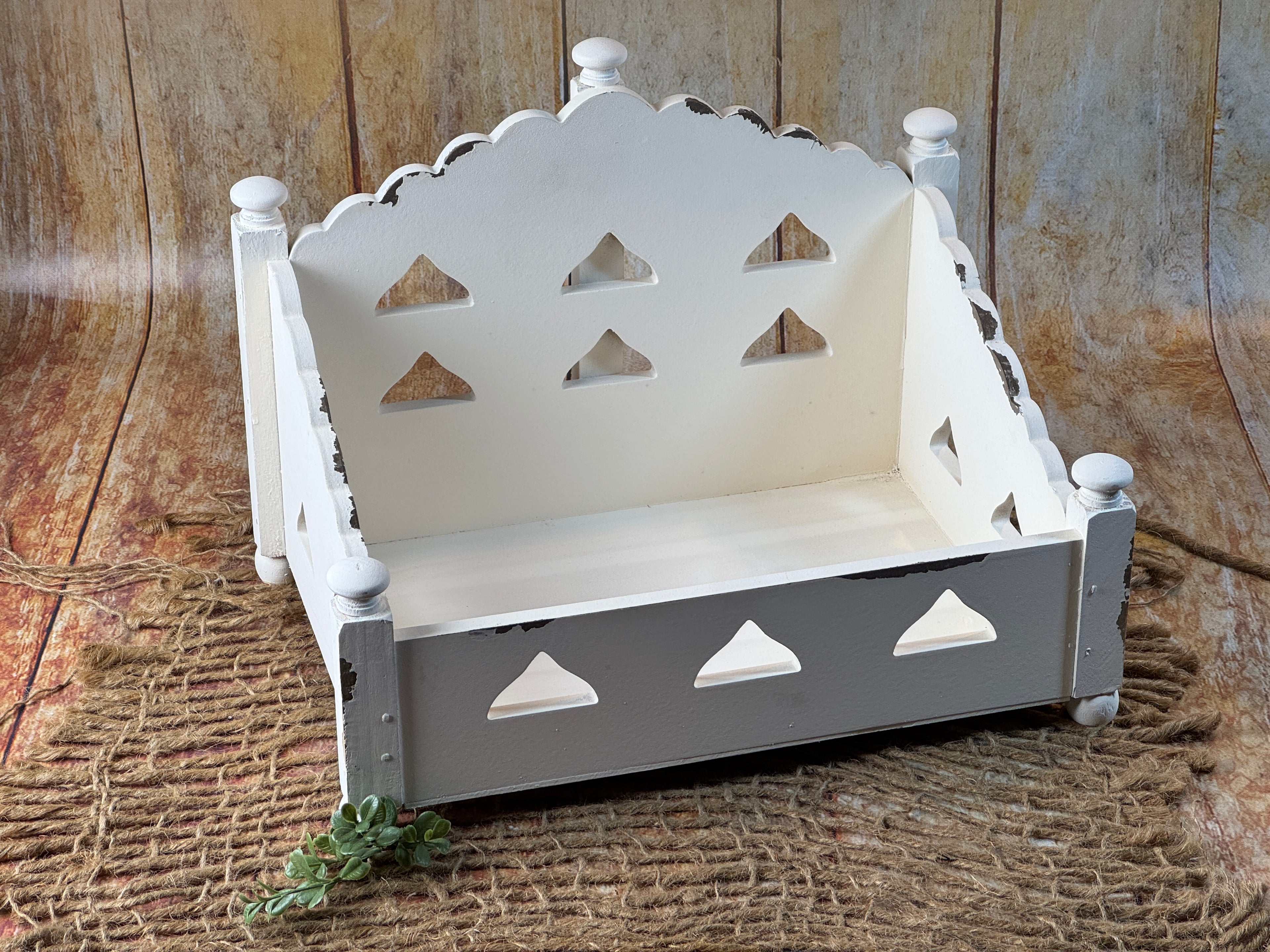 Vintage Daybed - Royal - Off White