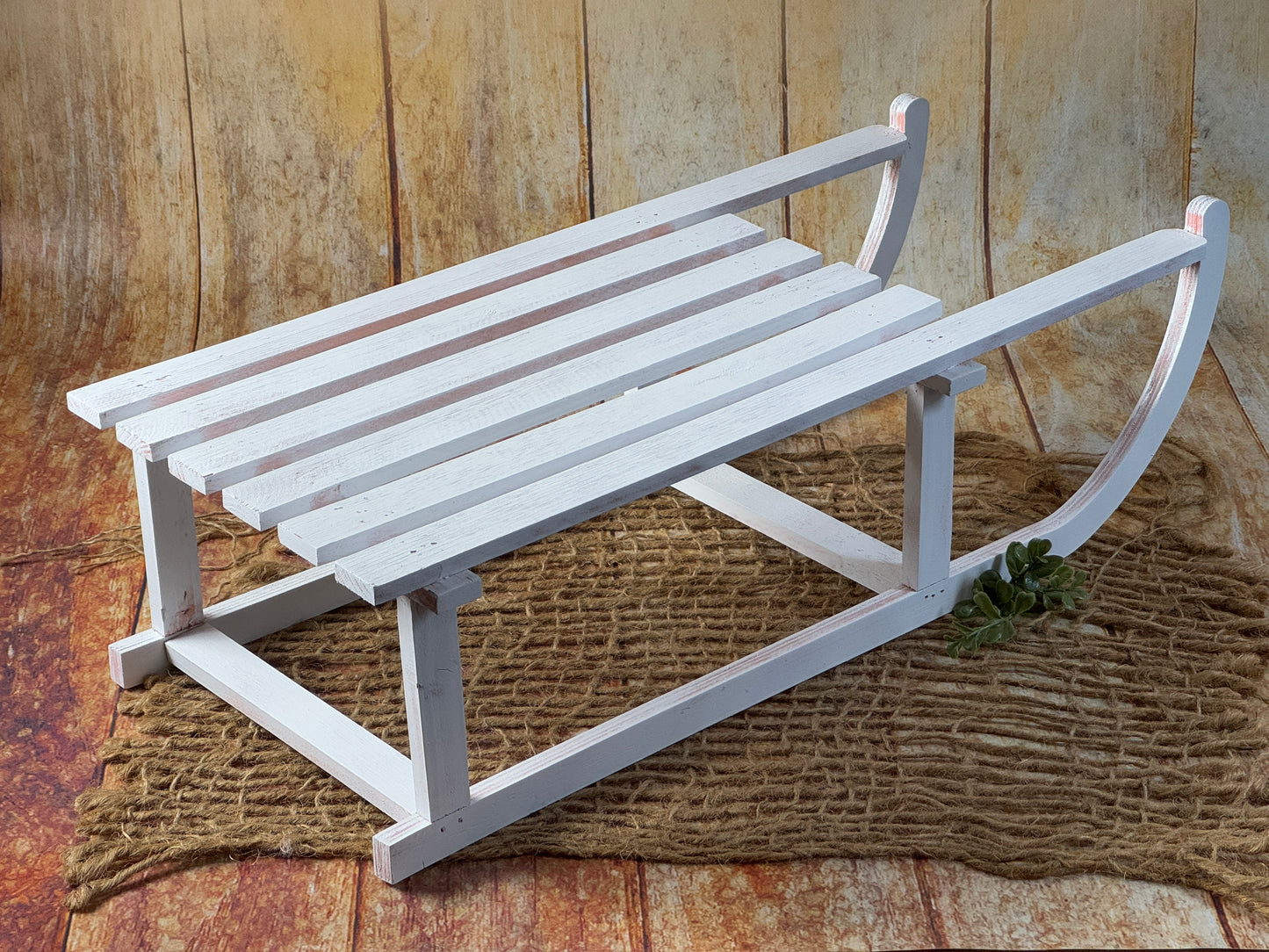 Vintage Sleigh - Model 2 White (AS IS ITEM #01)