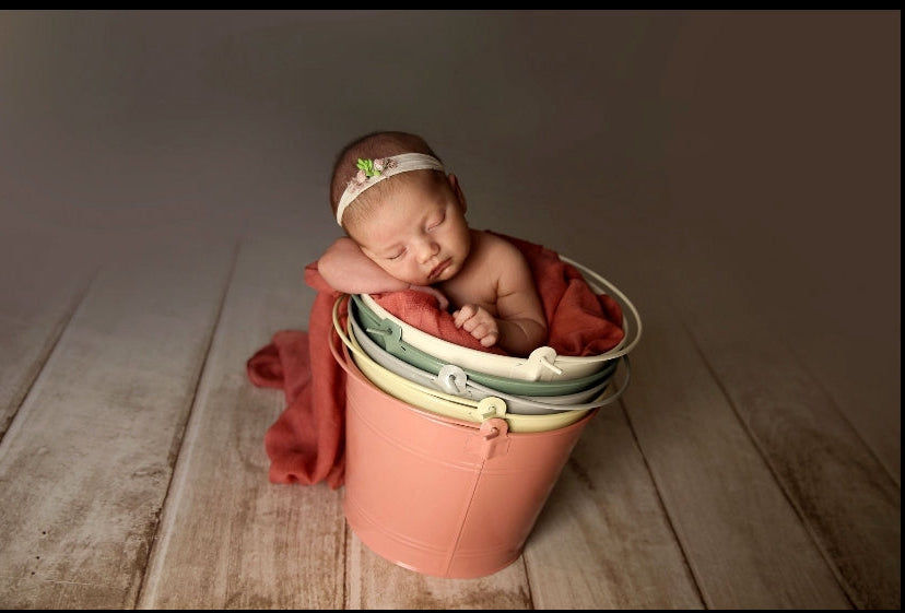 Vintage Bucket - Gray (AS IS ITEM #02)