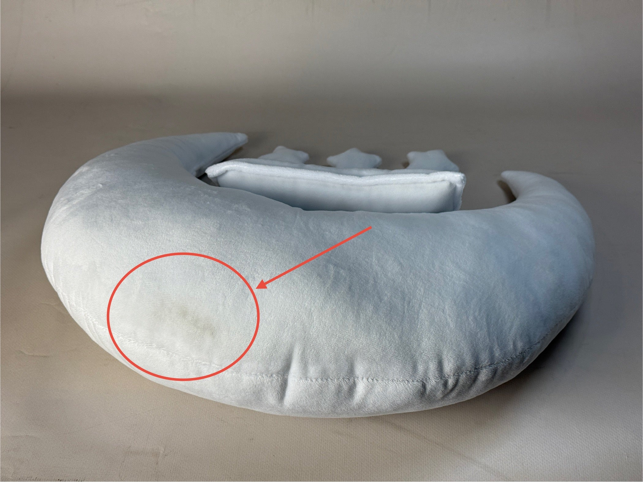Moon Pillow Set - white(AS IS ITEM #01)