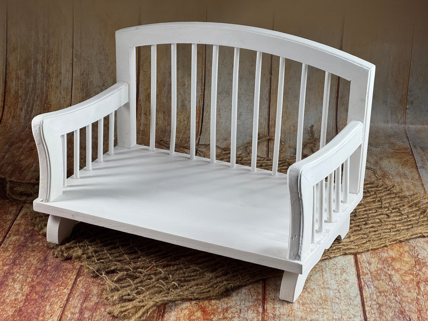 Harmony Bench - White (AS IS ITEM #1)