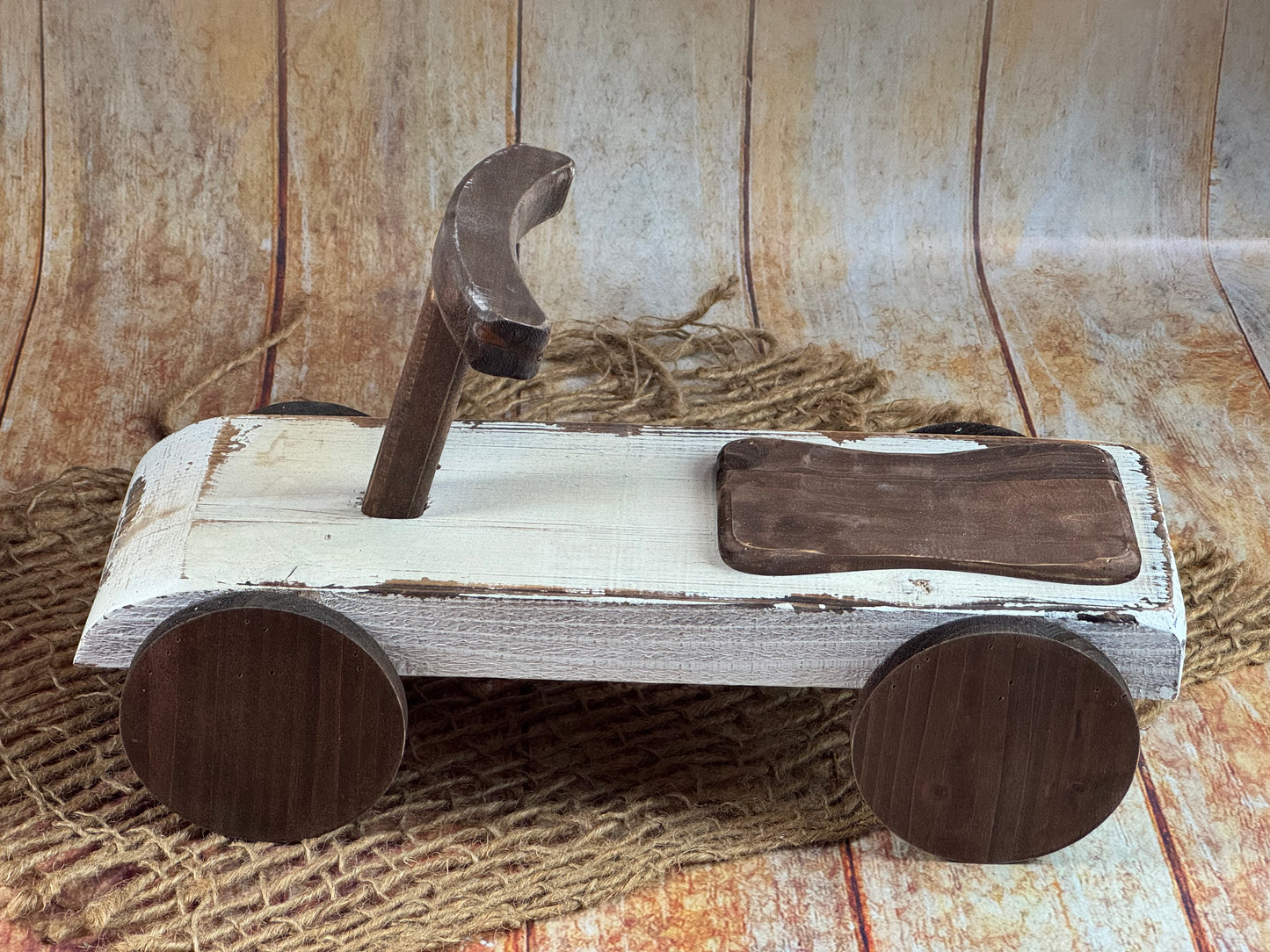 Rustic Ride-On - White (AS IS ITEM#2)