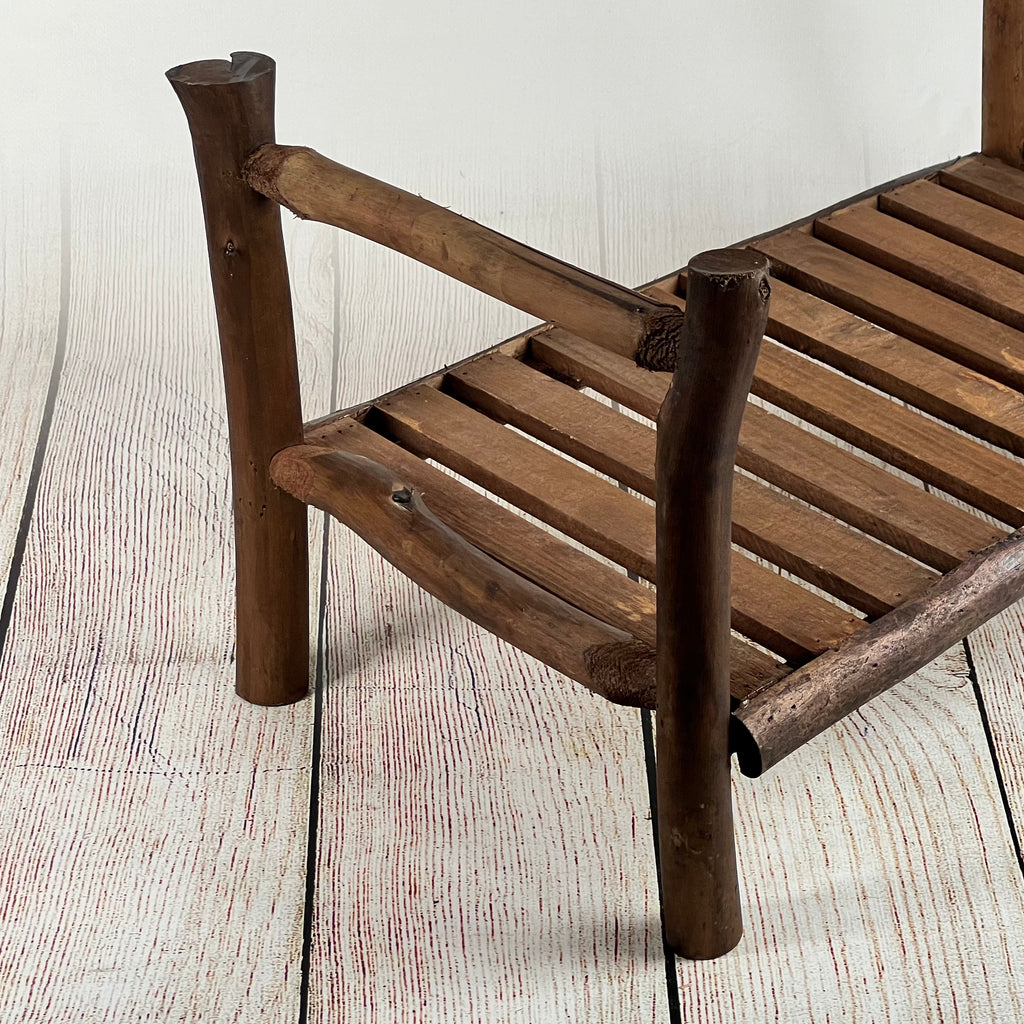 Rustic Bed - Plain Headboard (AS IS ITEM #02)