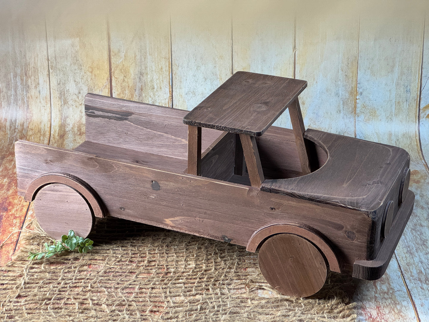 Rustic Pickup Truck - Brown (AS IS ITEM #4)