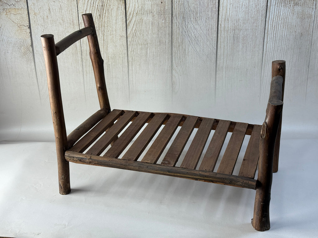 Rustic Bed - Plain Headboard (AS IS ITEM #01)