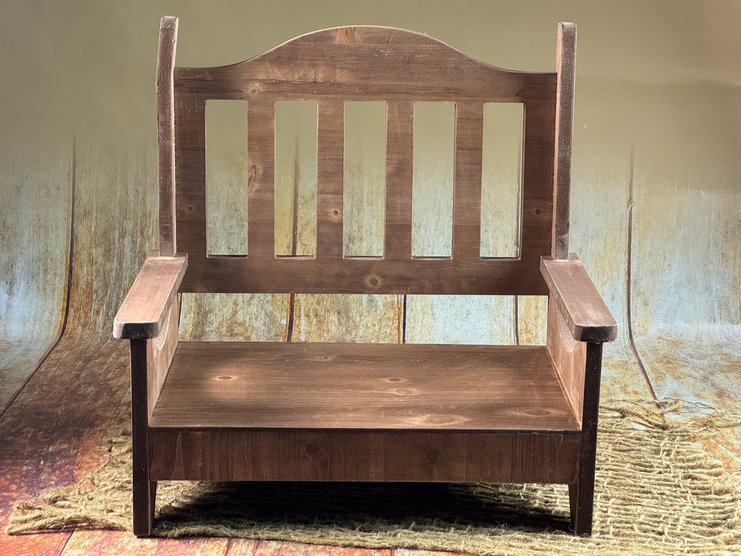 Wooden Harlow Bench -  (AS IS ITEM # 1)