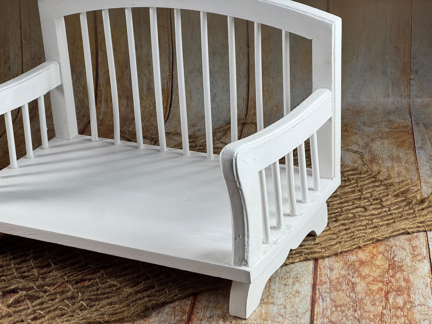 Harmony Bench - White (AS IS ITEM #1)