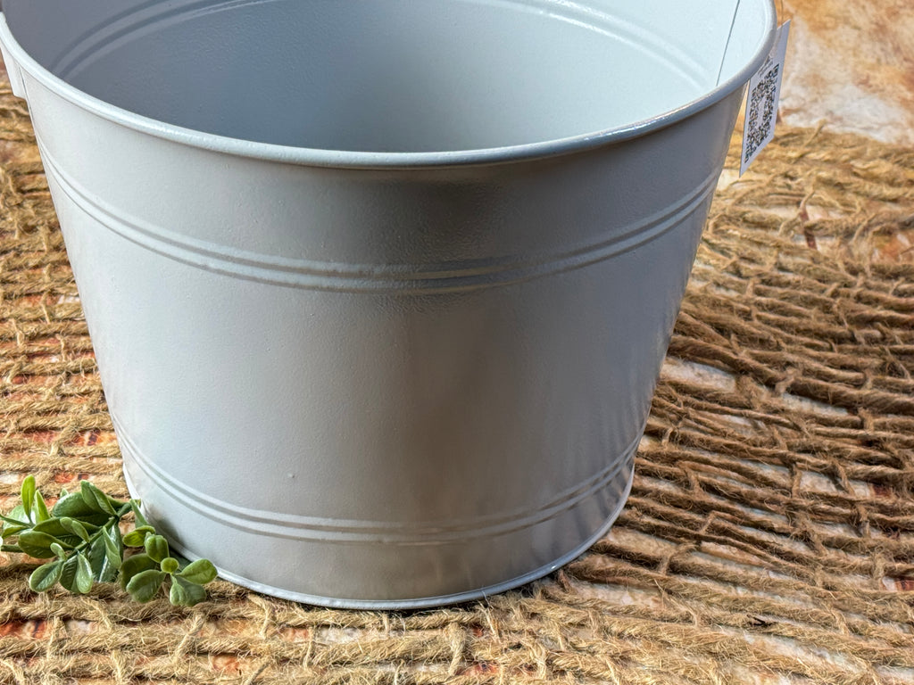 Vintage Bucket - Gray (AS IS ITEM #02)