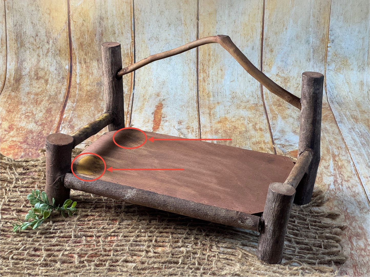 Rustic Bench (AS IS ITEM #-1)