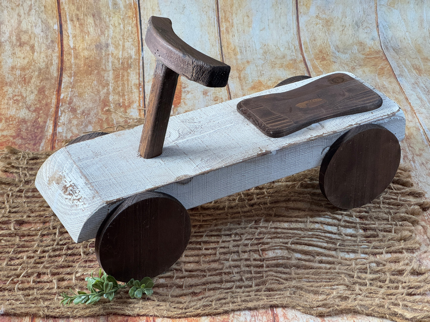 Rustic Ride-On - White (AS IS ITEM#3)