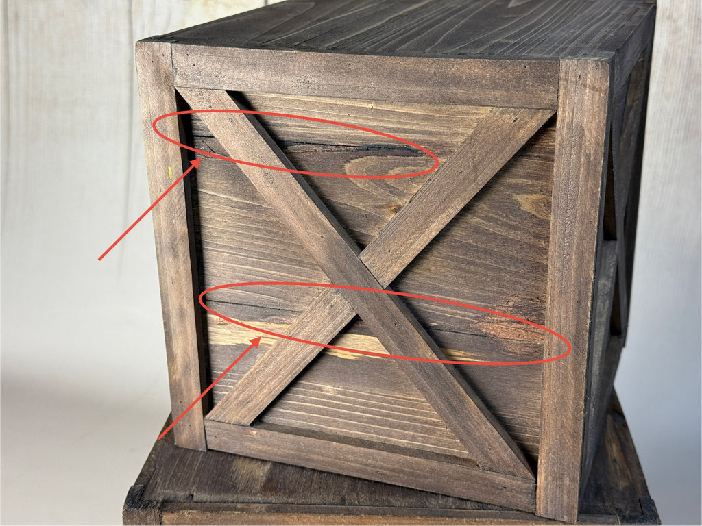 Cake Smash Boxes - Brown (Set of 2) AS IS ITEM