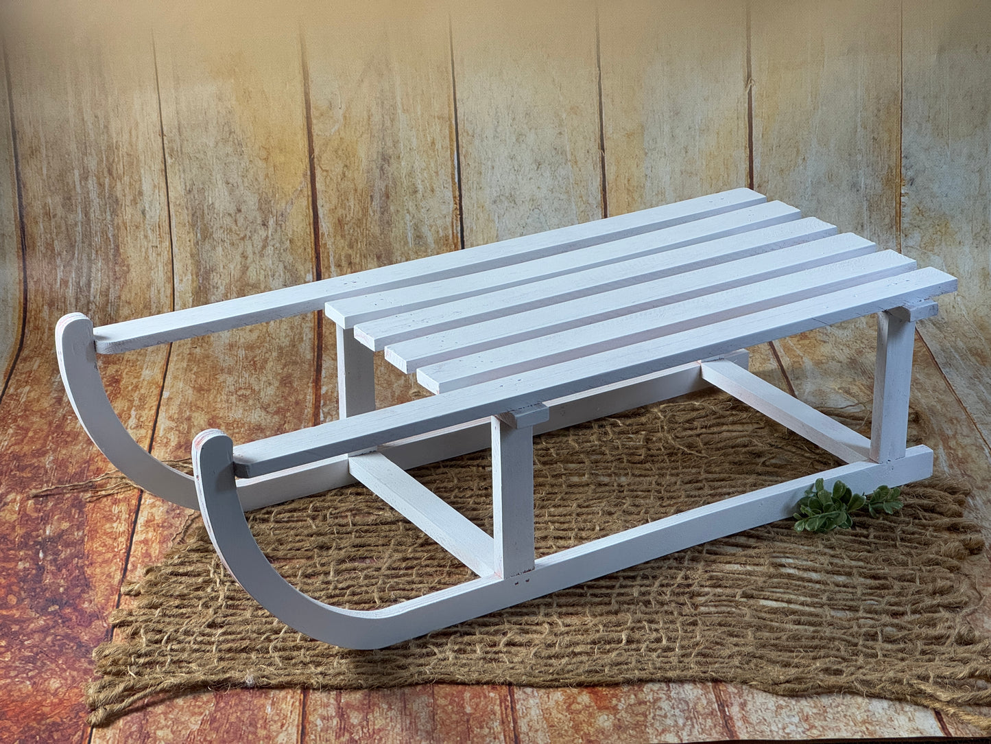 Vintage Sleigh - Model 2 White (AS IS ITEM #01)