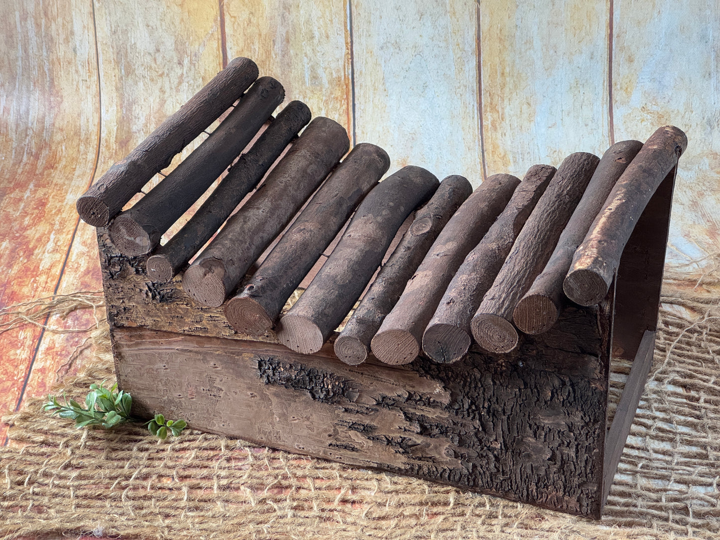 Curved Rustic Stand (AS IS ITEM #-2)