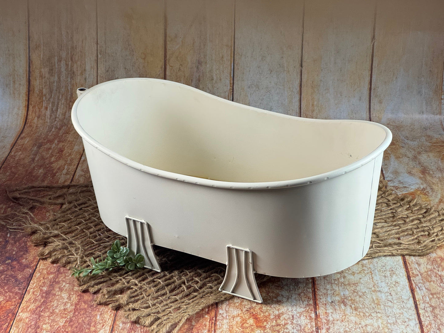 Footed Vintage Bathtub - Beige - Model 2 (AS IS ITEM #2)