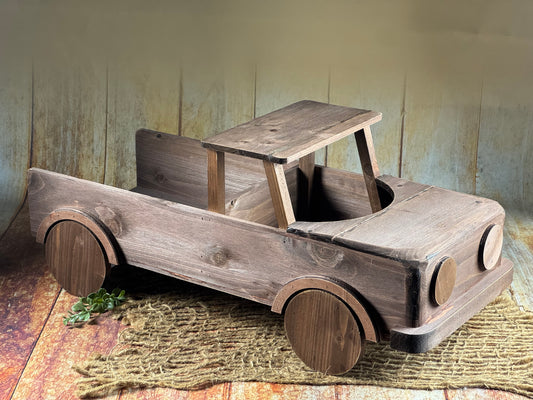 Rustic Pickup Truck - Brown (AS IS ITEM #2)