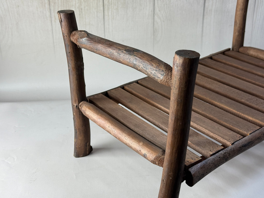 Rustic Bed - Plain Headboard (AS IS ITEM #01)