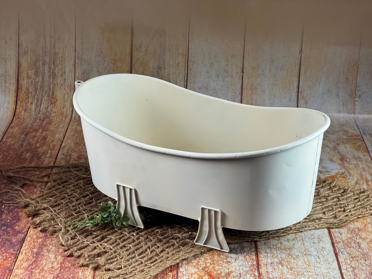 Footed Vintage Bathtub - Beige - Model 2 (AS IS ITEM #1)