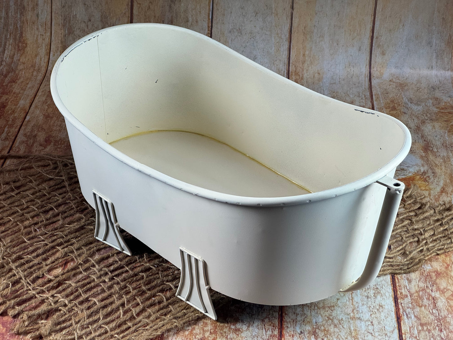 Footed Vintage Bathtub - Beige - Model 2 (AS IS ITEM #1)