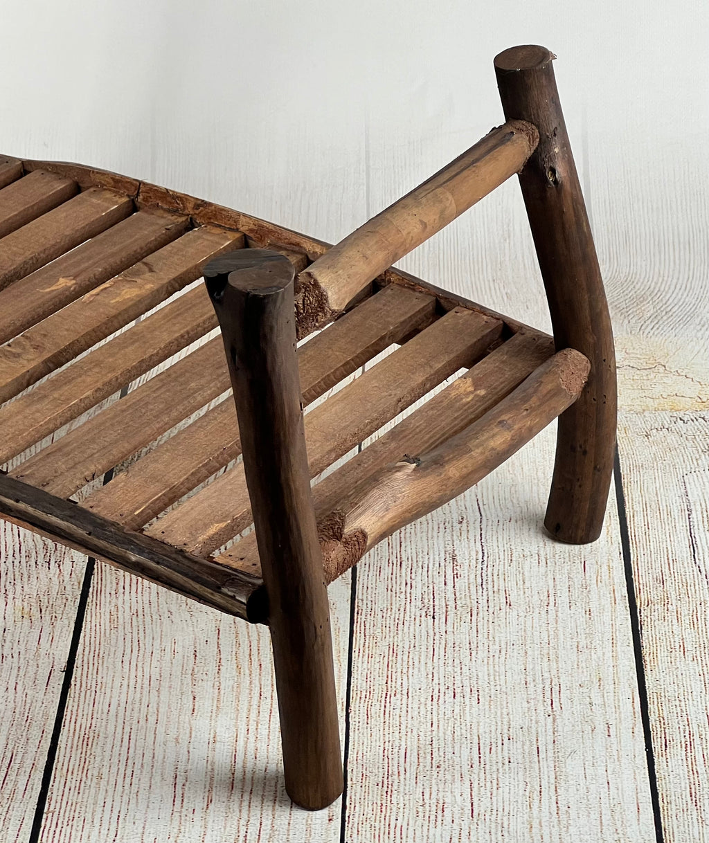 Rustic Bed - Plain Headboard (AS IS ITEM #02)