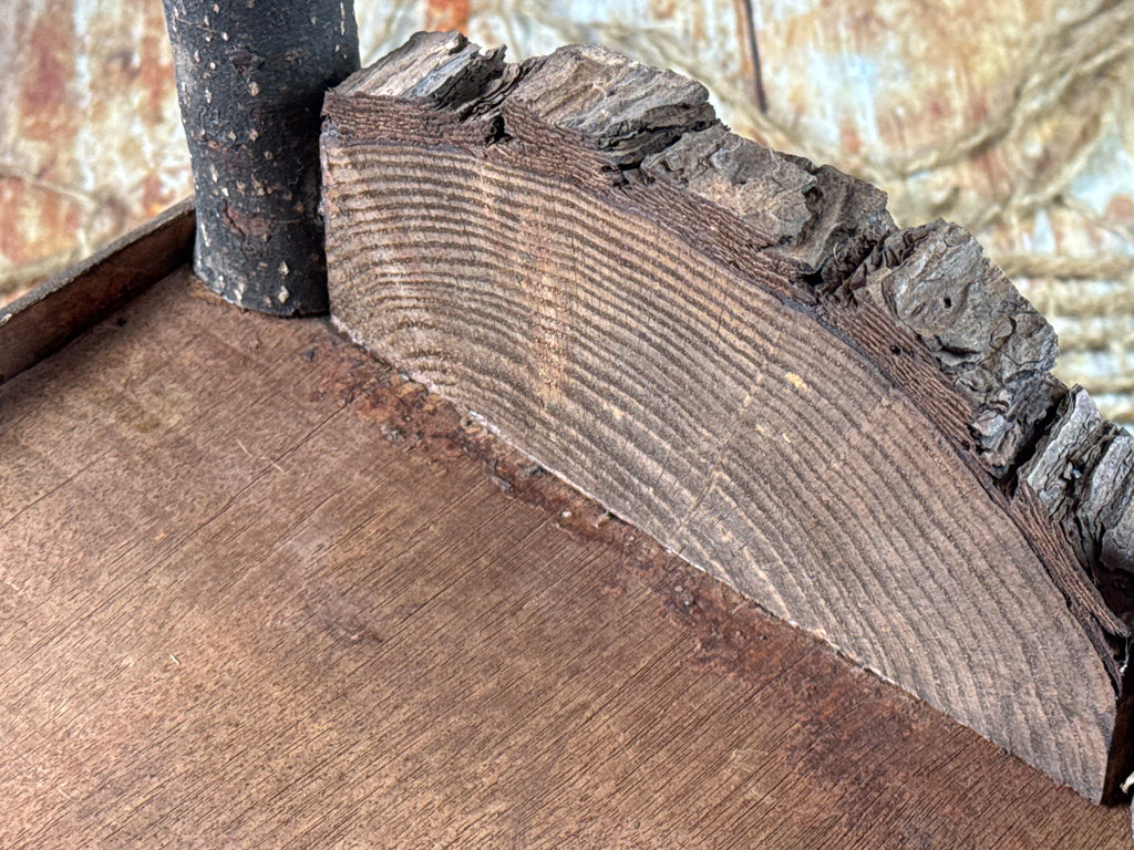 Rustic Bed - Log Headboard (AS IS ITEM)