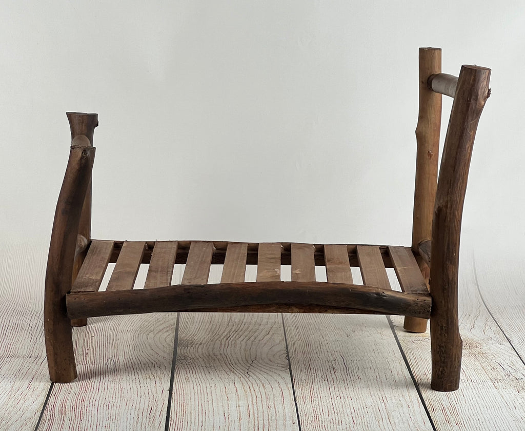 Rustic Bed - Plain Headboard (AS IS ITEM #02)