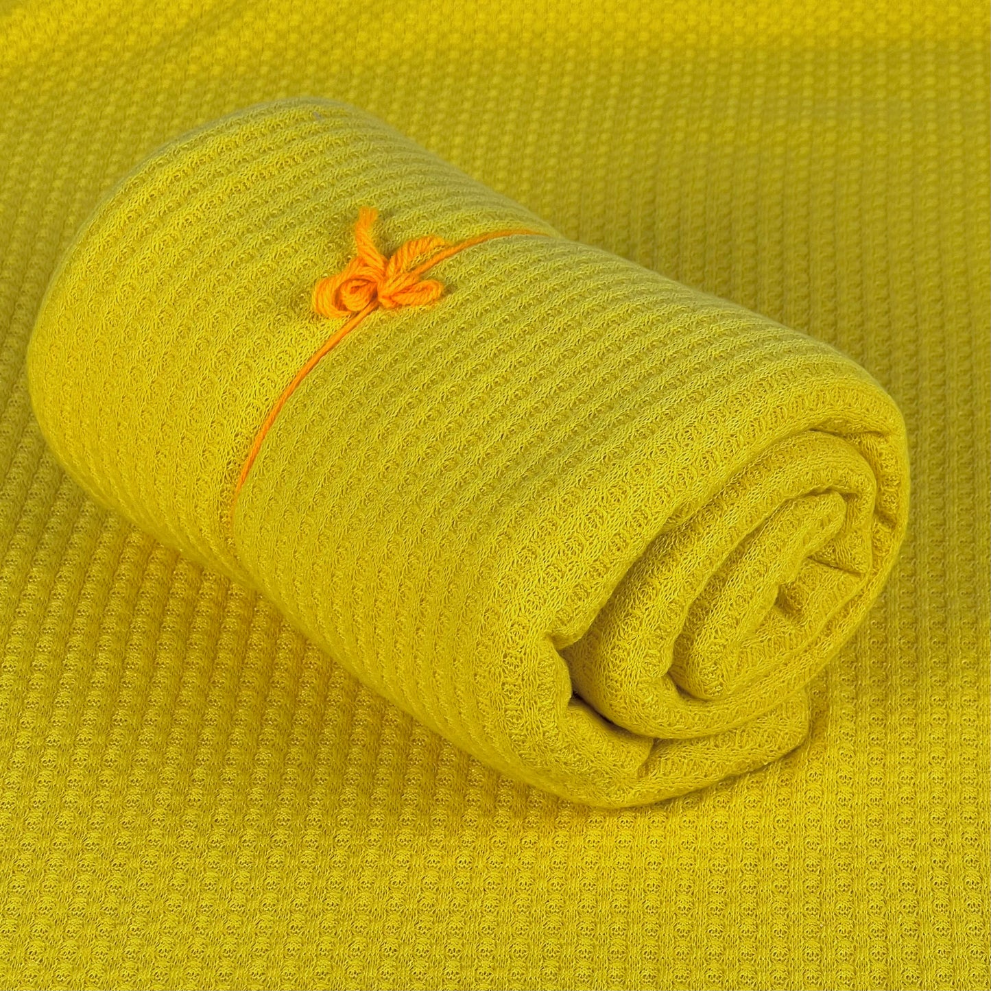 Bean Bag Fabric - Perforated -  Yellow