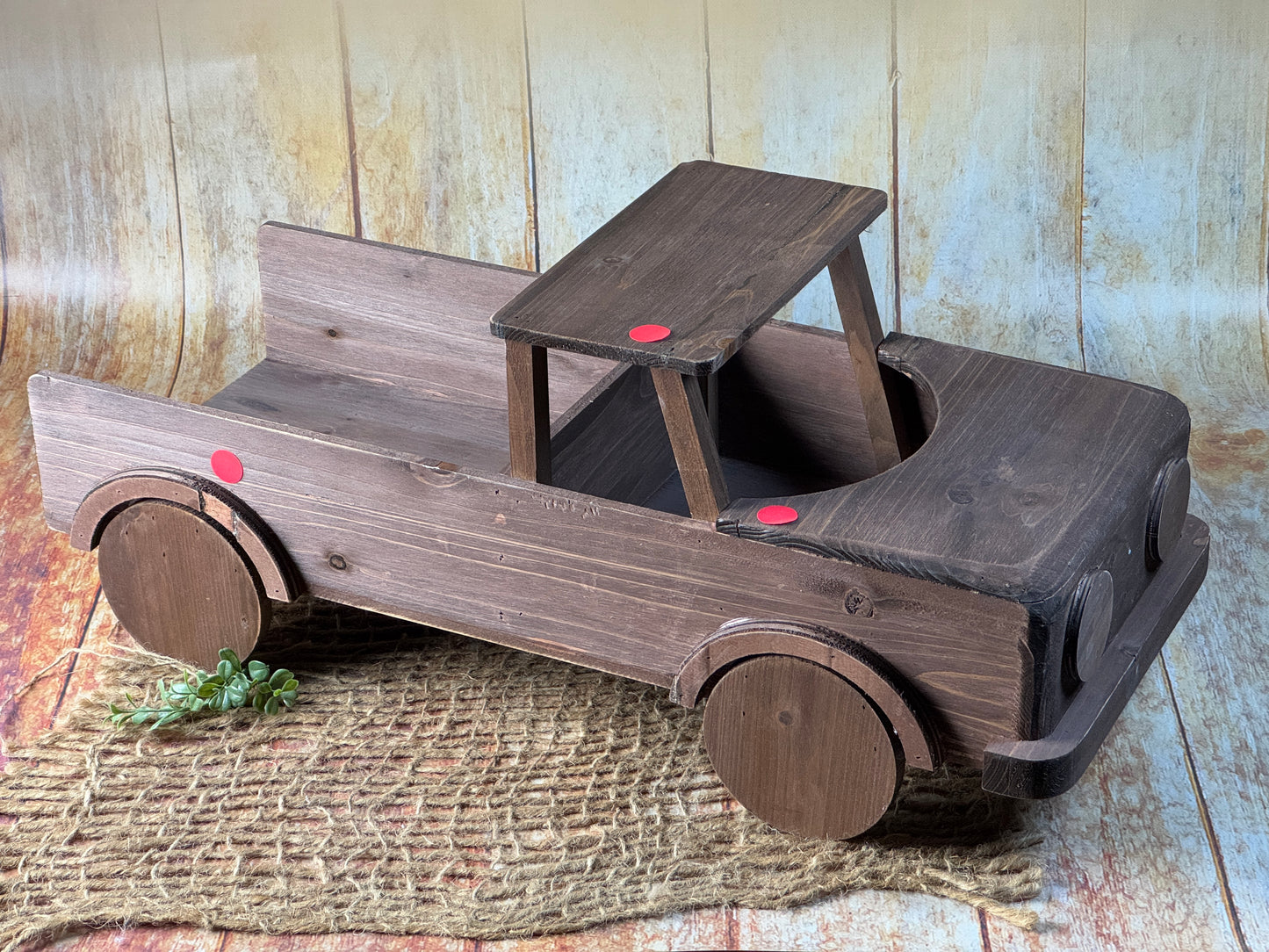 Rustic Pickup Truck - Brown (AS IS ITEM #3)