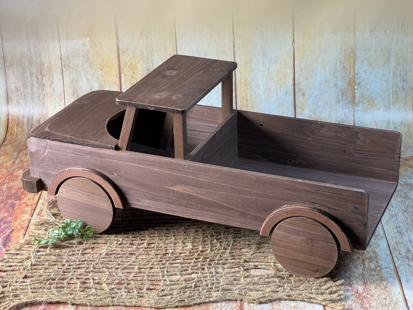 Rustic Pickup Truck - Brown (AS IS ITEM #4)