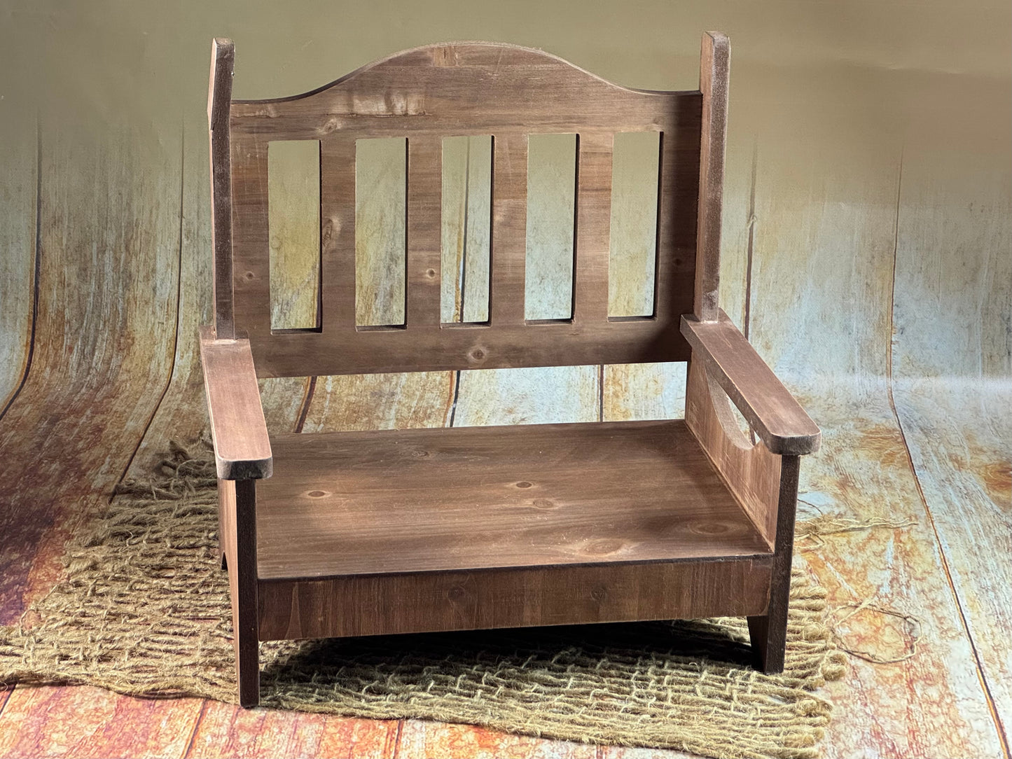 Wooden Harlow Bench -  (AS IS ITEM # 1)