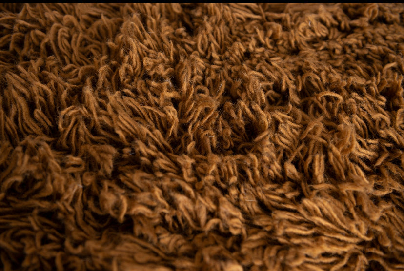 Flokati Rug - Toffee - Large (AS IS ITEM)