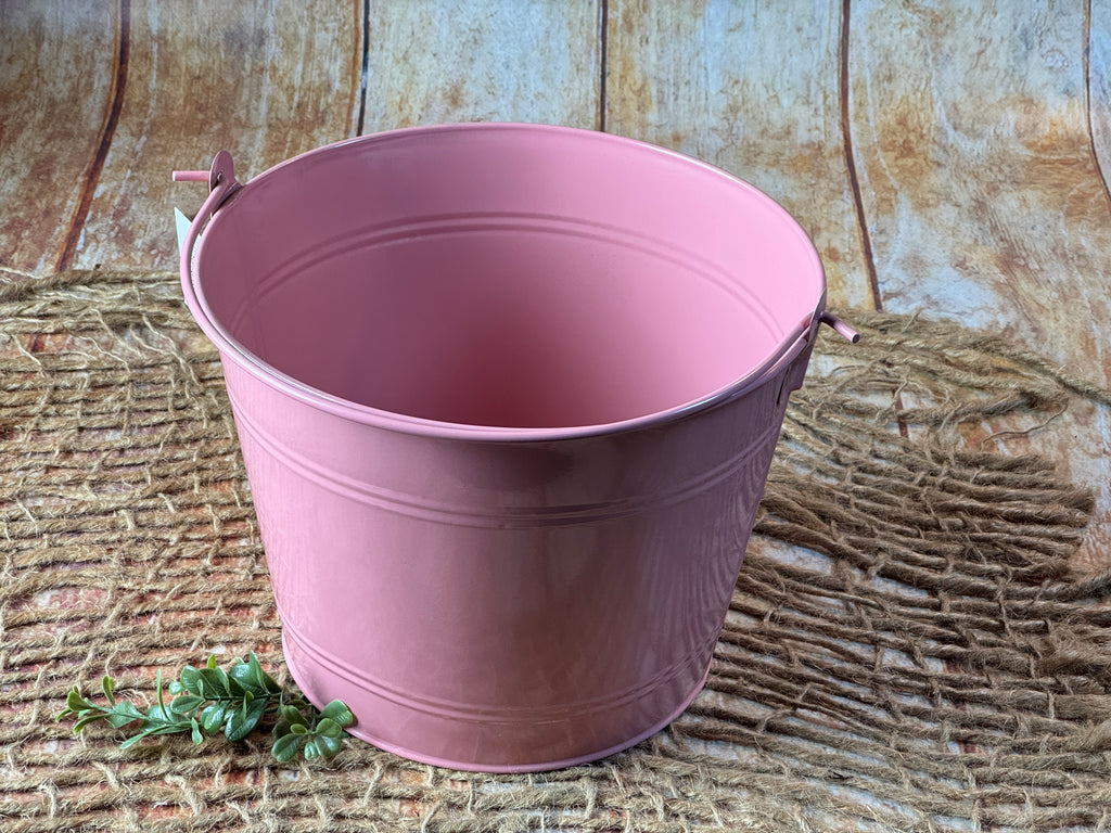 Vintage Bucket - Pink (AS IS ITEM #3)