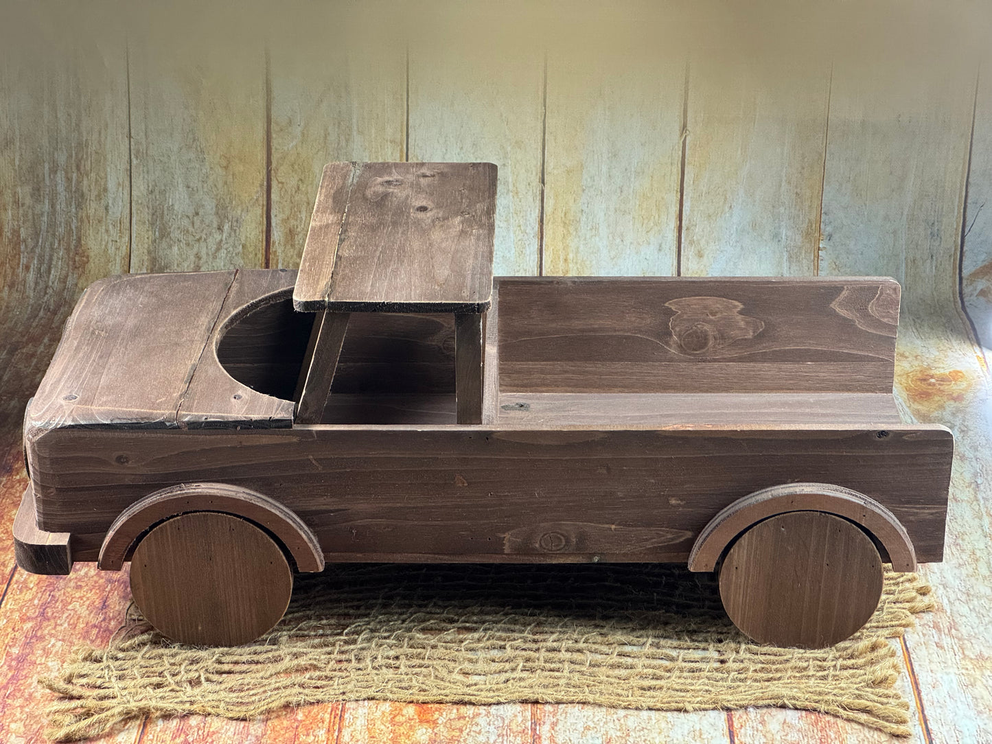 Rustic Pickup Truck - Brown (AS IS ITEM #2)