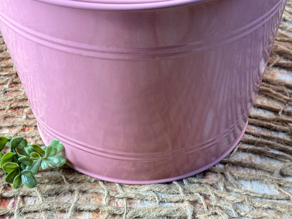 Vintage Bucket - Pink (AS IS ITEM #3)