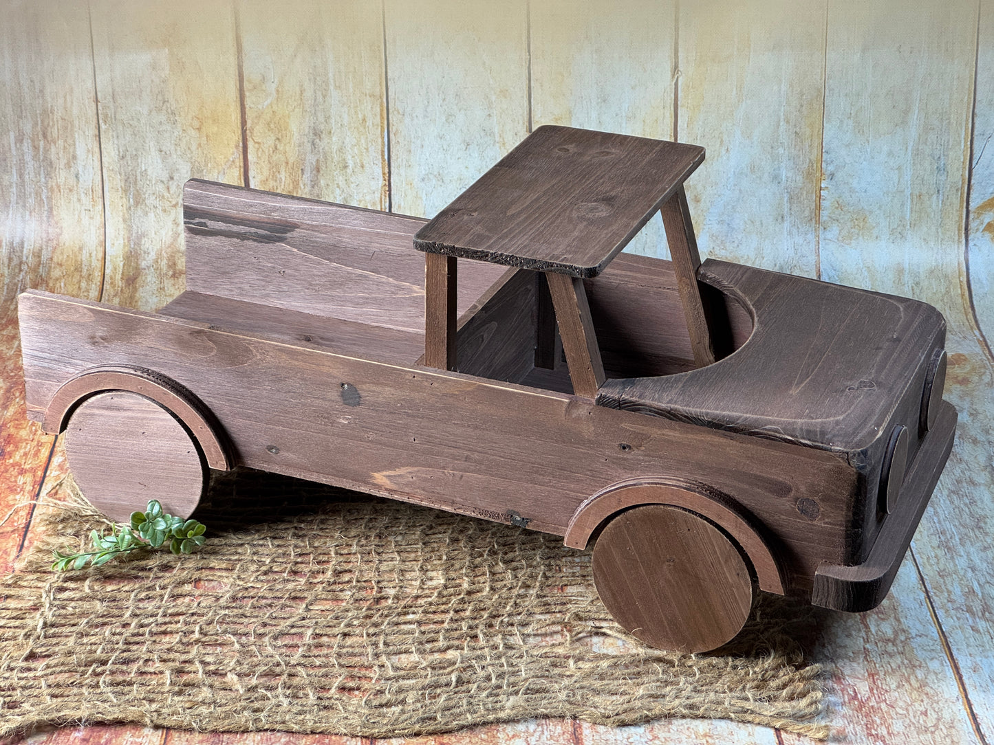 Rustic Pickup Truck - Brown (AS IS ITEM #4)