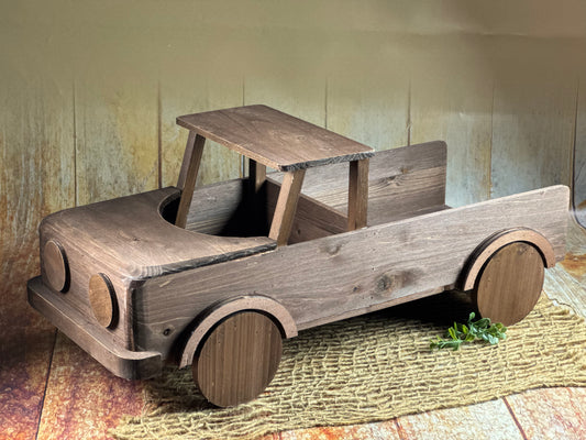 Rustic Pickup Truck - Brown (AS IS ITEM #1)