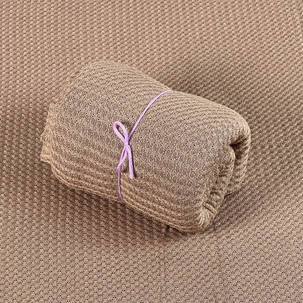 Bean Bag Fabric - Perforated - COFFEE