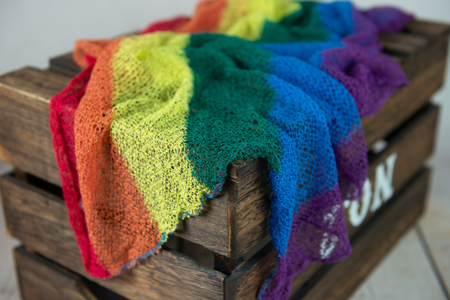 Stretch Knit Baby Wrap - Rainbow #1