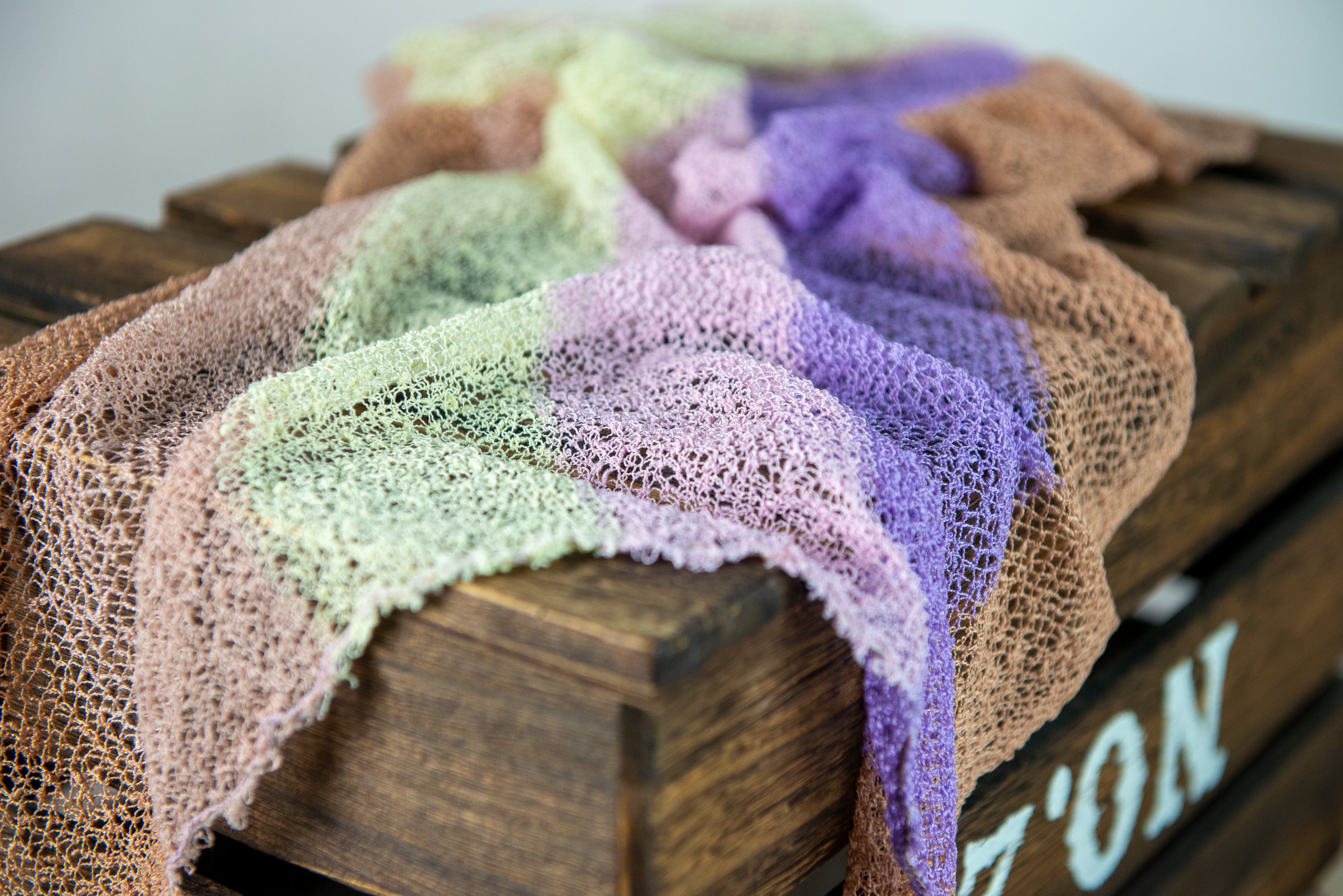 Stretch Knit Baby Wrap - Rainbow #2