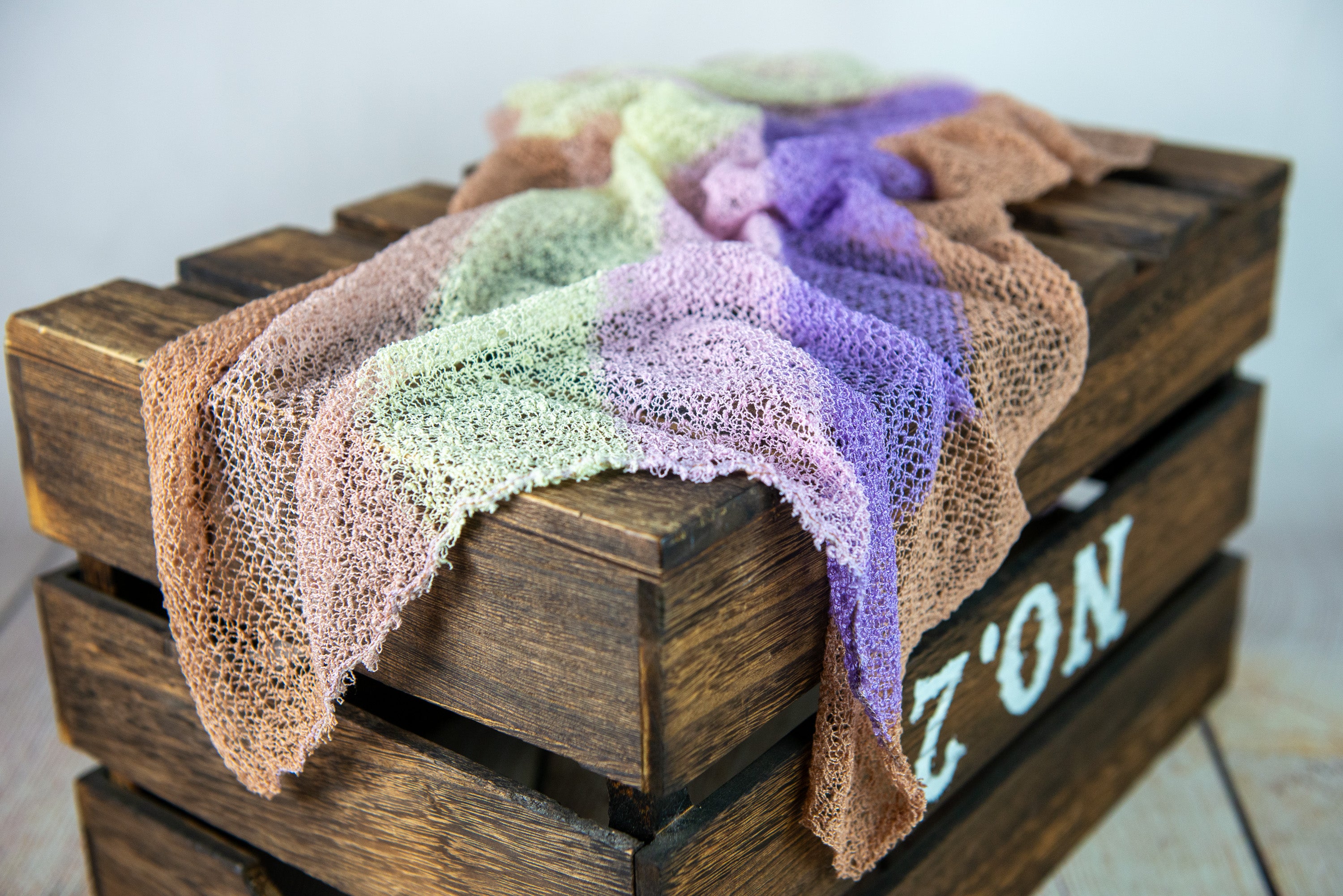 Stretch Knit Baby Wrap - Rainbow #2