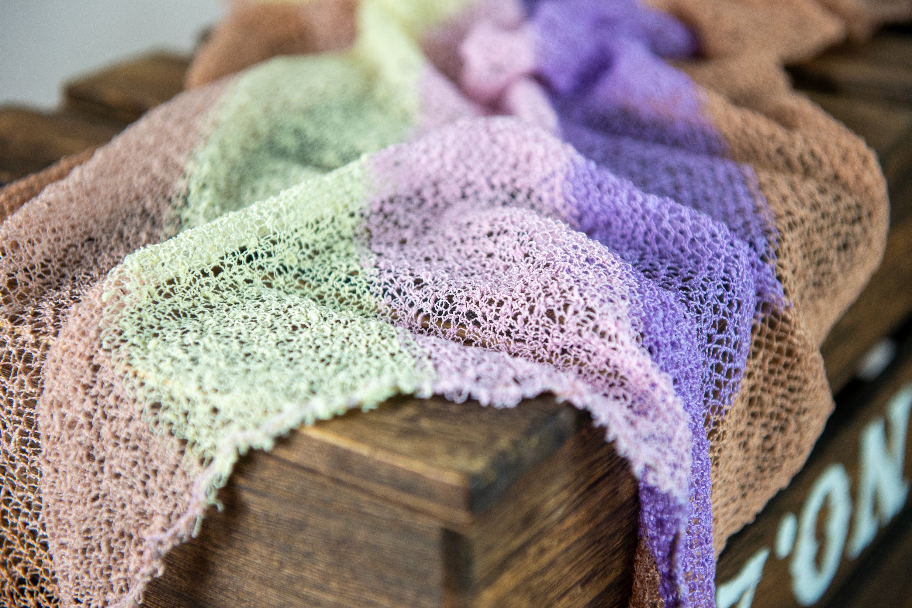 Stretch Knit Baby Wrap - Rainbow #2