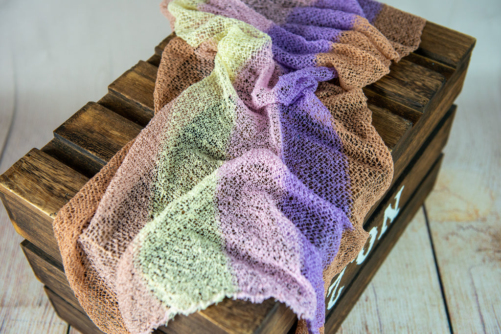 Stretch Knit Baby Wrap - Rainbow #2