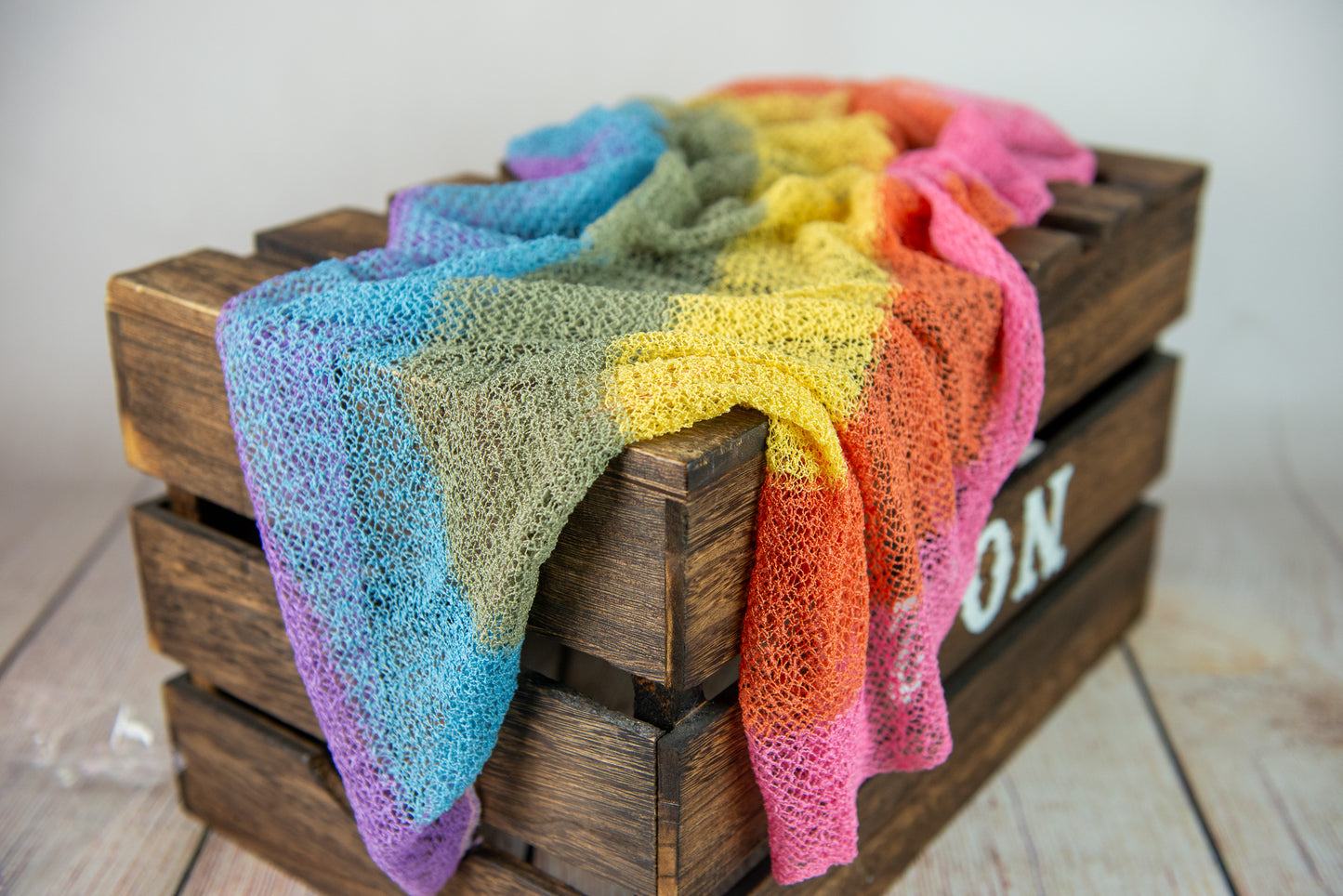 Stretch Knit Baby Wrap - Rainbow #3