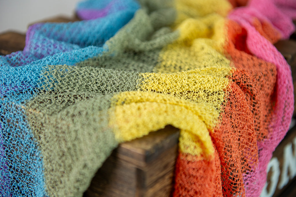 Stretch Knit Baby Wrap - Rainbow #3