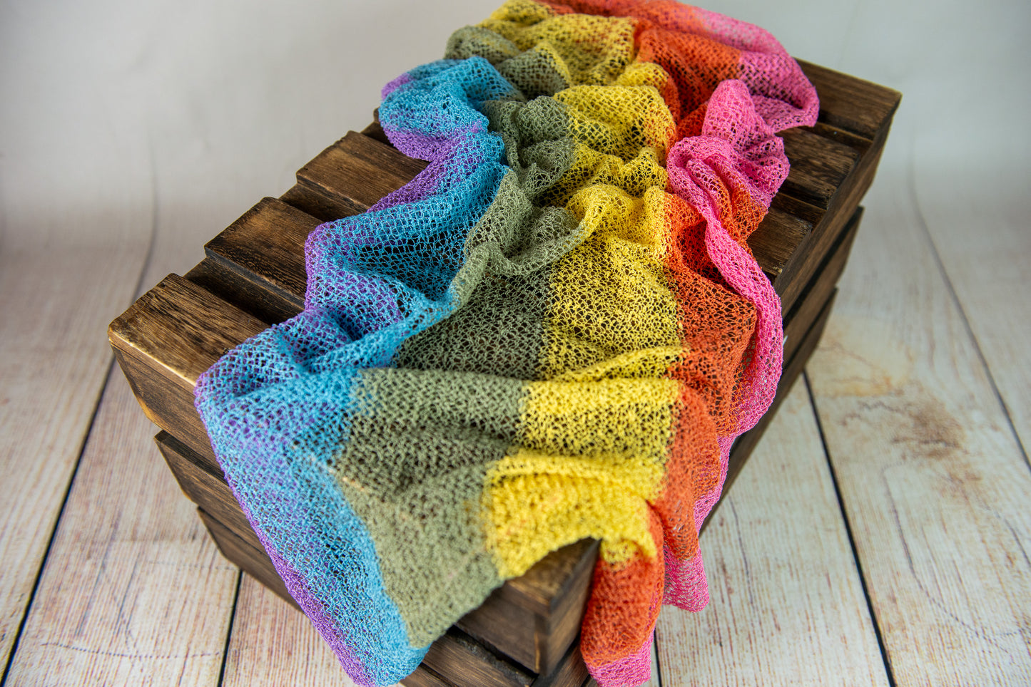 Stretch Knit Baby Wrap - Rainbow #3