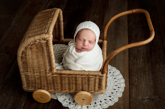 PRE-ORDER Boho Rattan Stroller