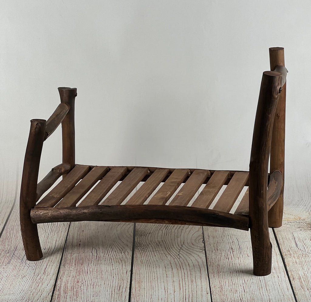 Rustic Bed - Plain Headboard (AS IS ITEM #02)