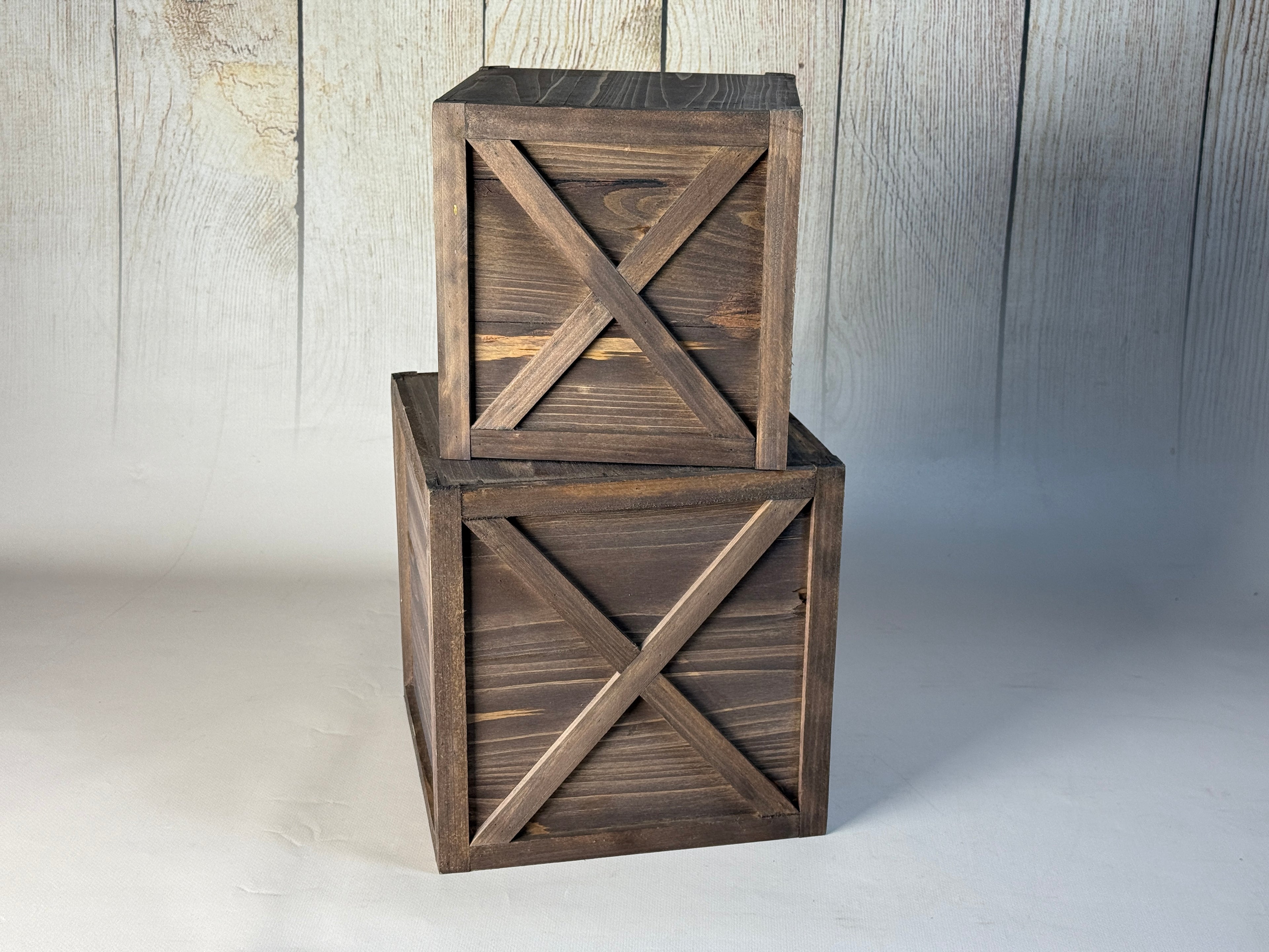 Cake Smash Boxes - Brown (Set of 2) AS IS ITEM